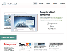 Tablet Screenshot of exhedra.com